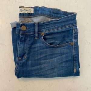 Madewell high rise jeans with stretch